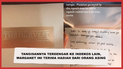 Tangisannya Terdengar ke Indekos Lain, Warganet Ini Terima Hadiah dari Orang Asing