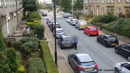 Final movements of murder victim Bill Howard in St James Street, Accrington.
