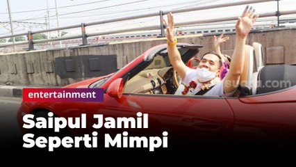 Naik Porsche Merah, Saipul Jamil Seperti Mimpi Bebas dari Penjara