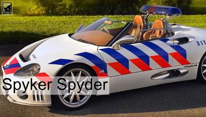 8 des voitures de police les plus cool au monde