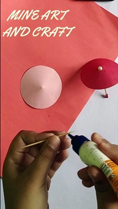 Home Made Paper Umbrella