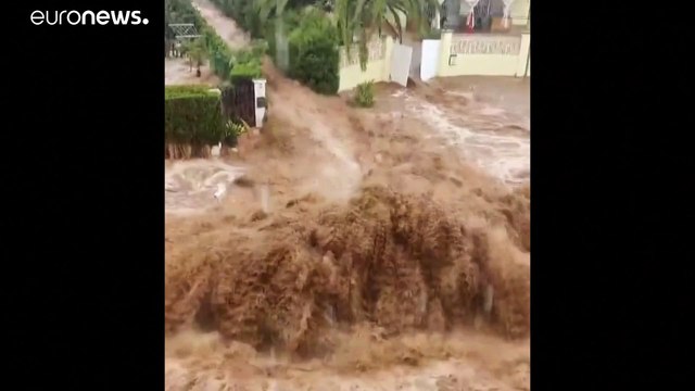 Inundações repentinas em Espanha