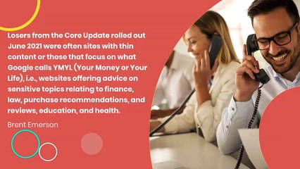 Brent Emerson North Carolina | Google Core Update 2021