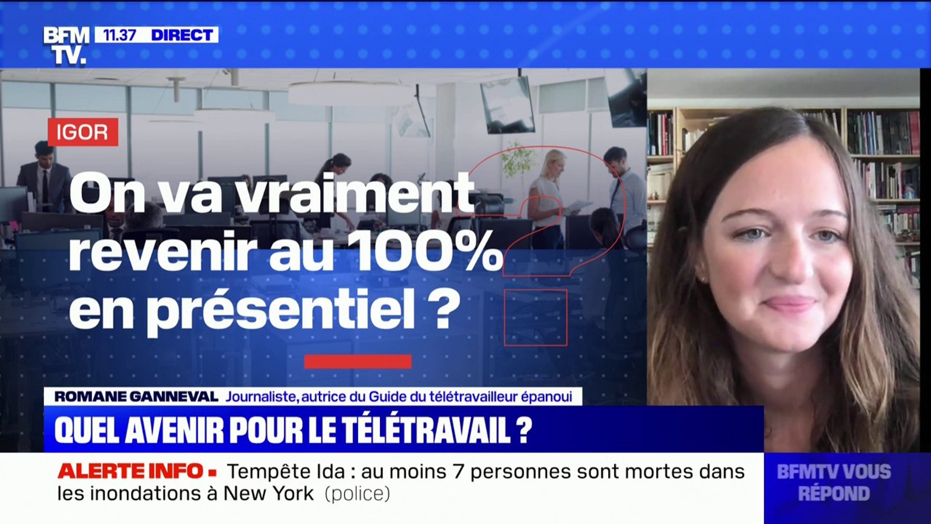 Quel Avenir Pour Le Teletravail Bfmtv Repond A Vos Questions Video Dailymotion