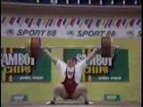 HALTEROPHILIE TARANENKO RECORD DU MONDE 210kgs