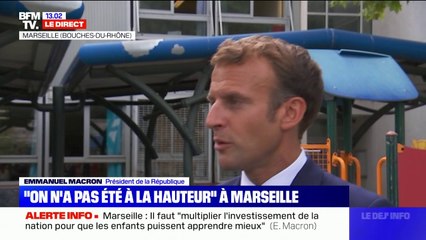 Pour Emmanuel Macron, "il est trop tôt pour dire" si le pass sanitaire sera maintenu après le 15 novembre (BFMTV)