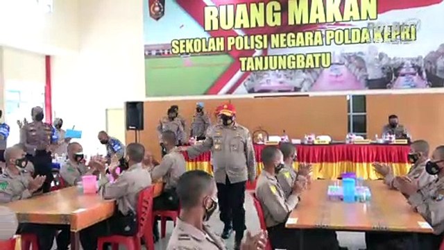 Pastikan Protokol Kesehatan Berjalan, Wakapolda Kepri Tinjau SPN Polda Kepri
