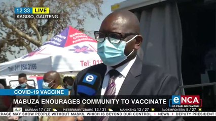 Deputy president encourages community to vaccinate