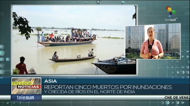 Cinco víctimas en La India por inundaciones