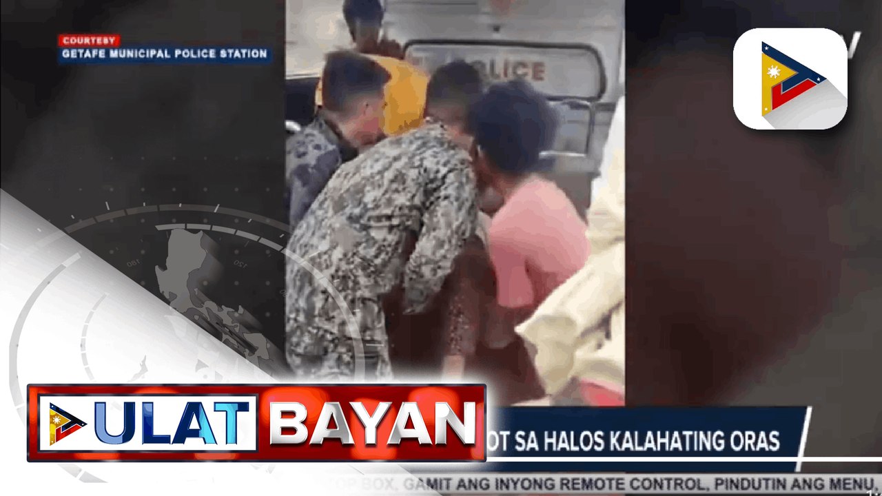 Mga pulis na nagligtas sa pamilyang natabunan ng gumuhong quarry site sa Bohol, itinuring na mga bayani