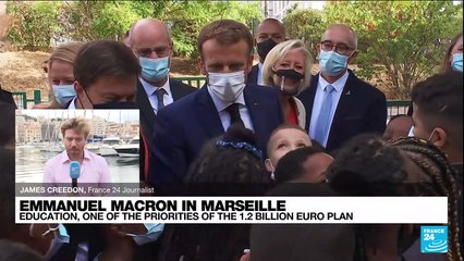 Marseille's education system in spotlight as Macron visits