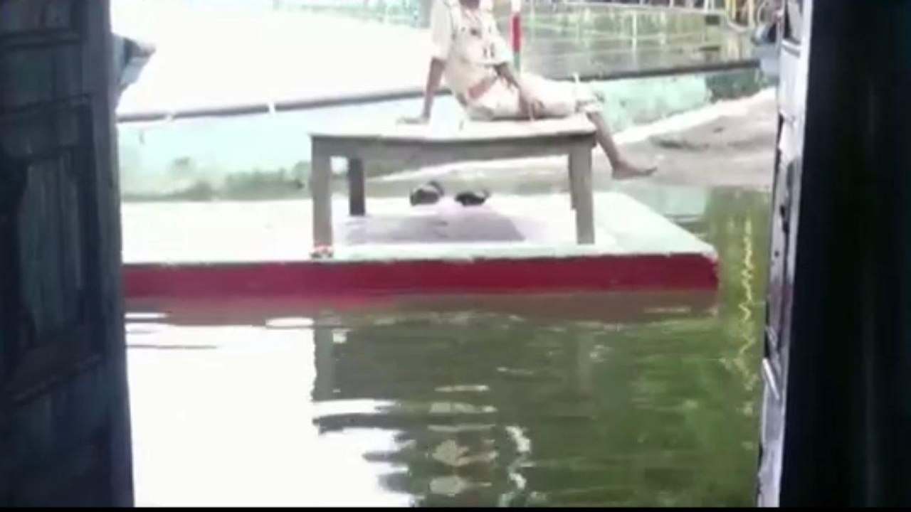 Bihar: Floodwater entered police station in Darbhanga