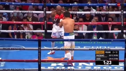 pacquiao vs ugas highlights (HD)
