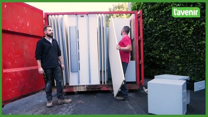 Les meubles de l'Avenir pour une école sinistrée d'Houyet