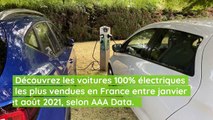 Voitures électriques : le top 10 des ventes en France (janvier-août 2021)