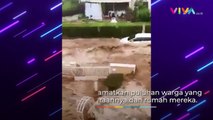 Puluhan Mobil Terseret Banjir Bandang di Spanyol