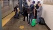 Floodwater Hits Subway As New York Area Swamped by Massive Rains