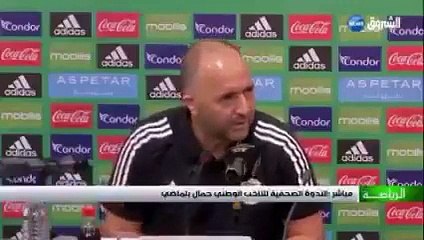 Le coup de gueule de Djamel Belmadi sur létat des terrains de foot en Algérie
