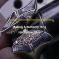 making a butterfly ring 18k yellow gold  butterfly diamond ring New Ideas New ProjectHow To Make