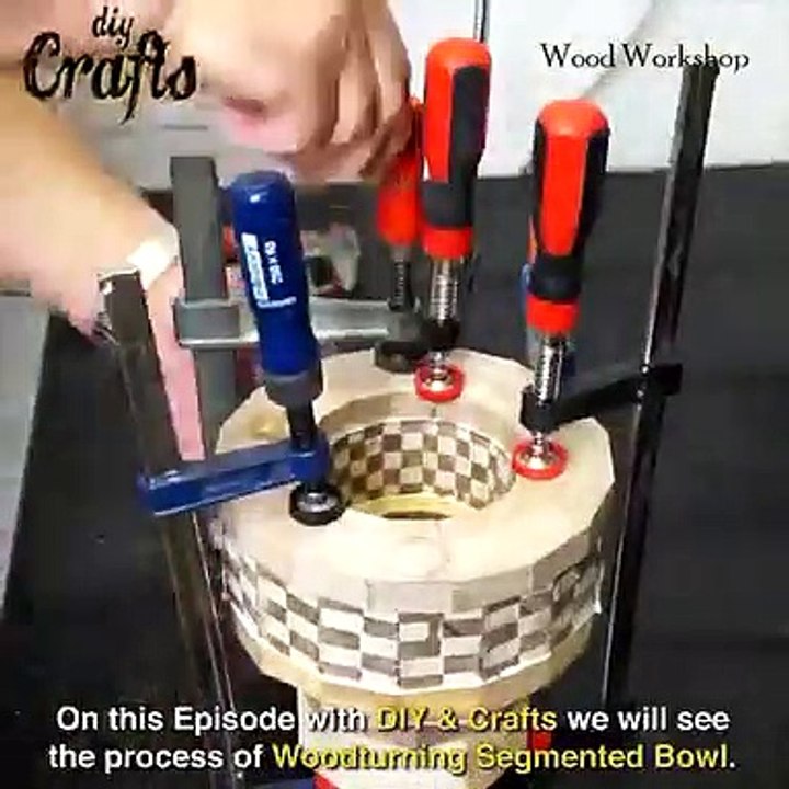 how to woodturning segmented bowl at home minecraft