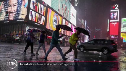 New York : des inondations historiques, au moins sept morts