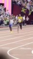 Usain Bolt Excellent run very simply! World athletic championships men on the track! __