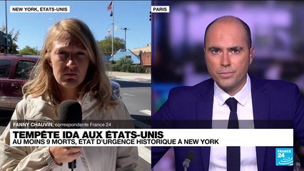 Tempête Ida aux Etats-Unis : état d'urgence historique à New York