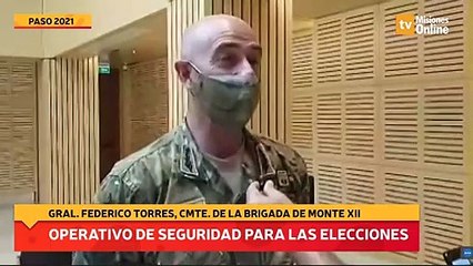 Operativo de seguridad para las elecciones