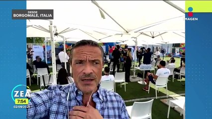 Francisco Zea desde la presentación del programa "Kinder Joy of Moving"