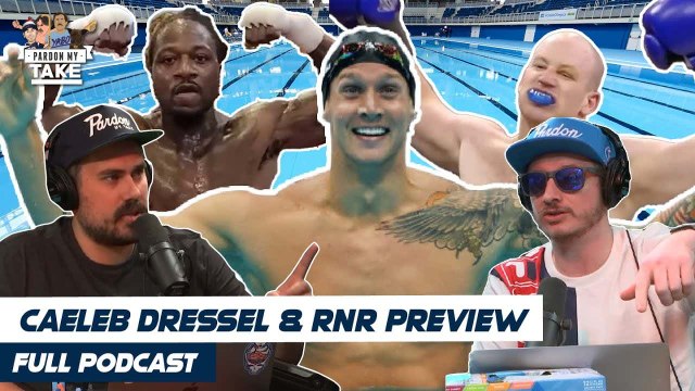 FULL VIDEO EPISODE: 7X Gold Medalist Caeleb Dressel, PacMan Jones & Bobby Laing, Mt Rushmore Of RomComs