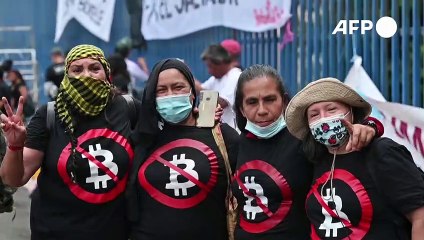 Protestos contra lei do bitcoin