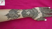 Back hand henna mehendi design - stylish beautiful dubai style Arabic henna mehandi -habibamehndiart