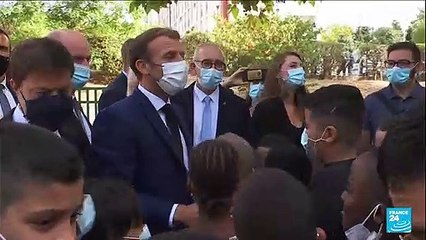 Emmanuel Macron à Marseille : le président en visite dans une école populaire de la ville