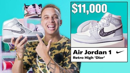 FaZe Swagg Shows Off His Sneaker Collection