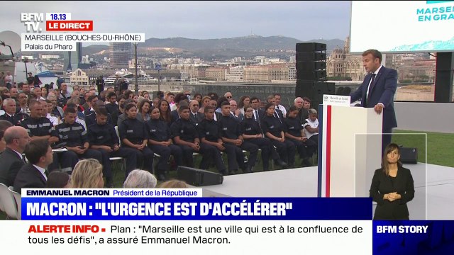Emmanuel Macron présente son plan pour Marseille: La réponse ne se fera pas en un jour, il n'y a pas de recette cachée, de formule magique
