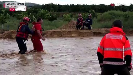 Inondazioni nelle coste orientali della Spagna