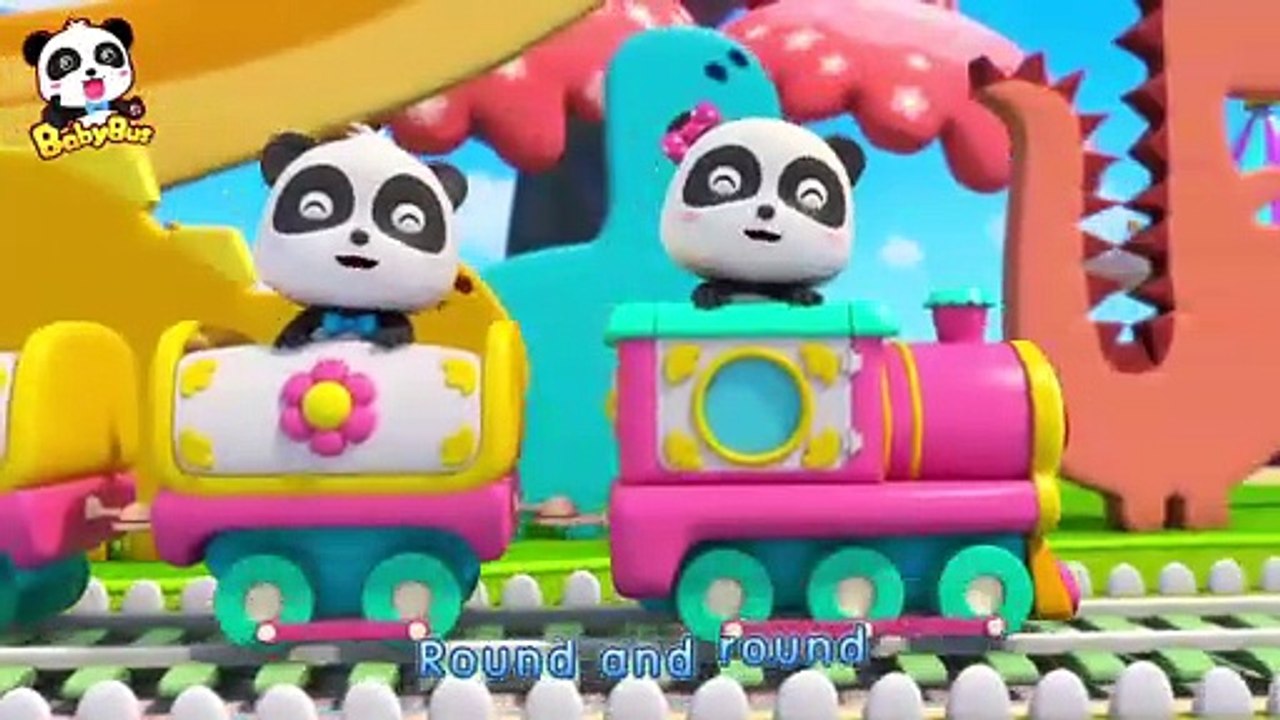 Baby Panda Plays in Amusement Park | Cool Train | Baby Panda's Carnival | Kids Songs | BabyBus