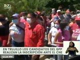 Trujillo l Candidatos del GPP presenta su inscripción ante el CNE para las Megaelecciones del 21N