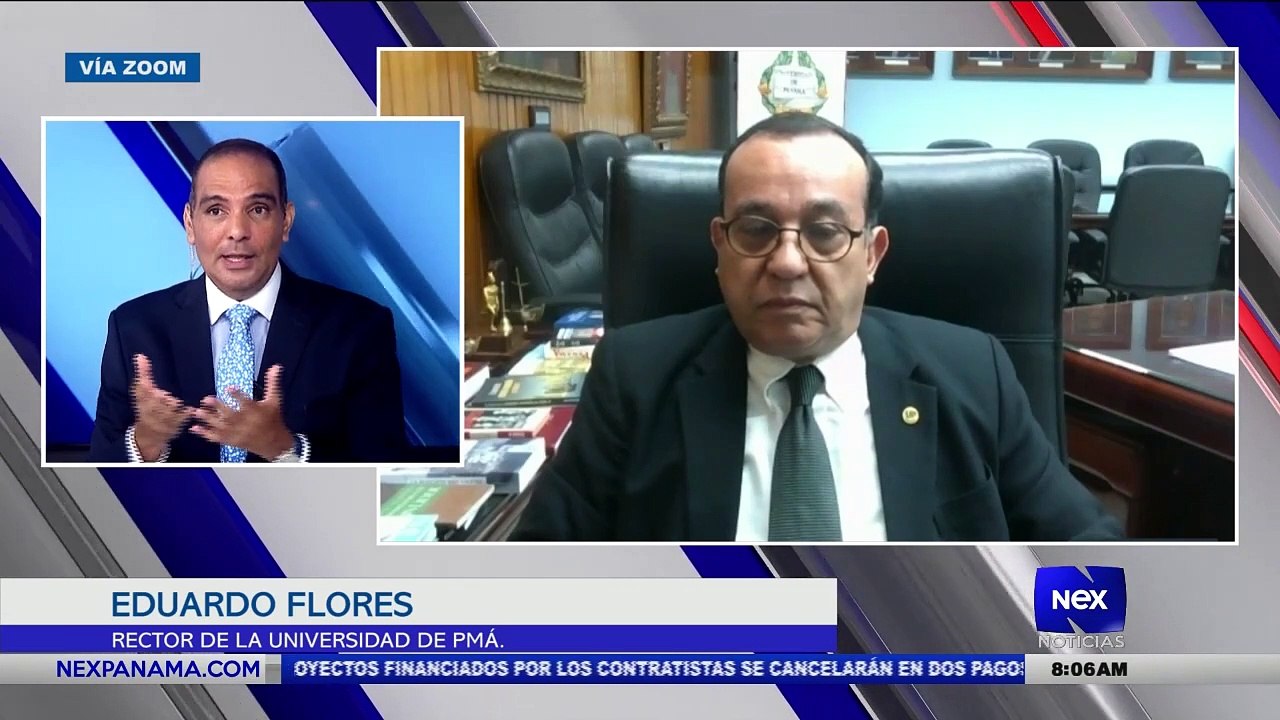 Entrevista a Eduardo Flores rector de la Universidad de Panamá - Nex Noticias
