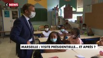 Emmanuel Macron dévoile son salaire à des enfants d'une école marseillaise