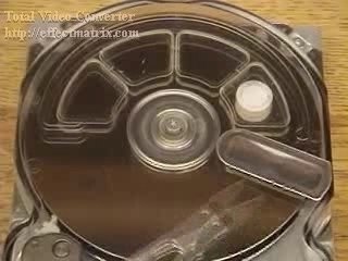 Disque dur en fonctionnement