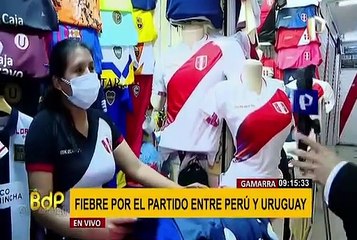 El Perú vs. Uruguay levanta ventas en Gamarra