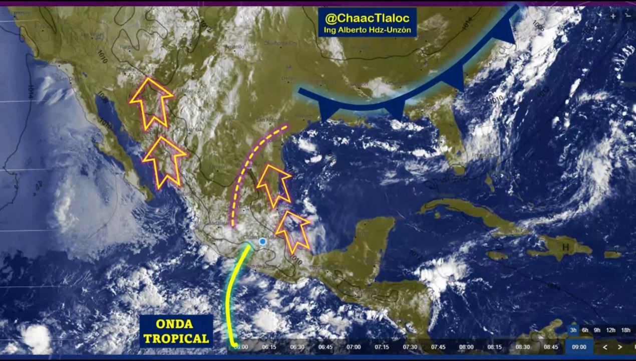 Clima de hoy jueves: Tormentas eléctricas con chubascos fuertes y el riesgo de granizadas
