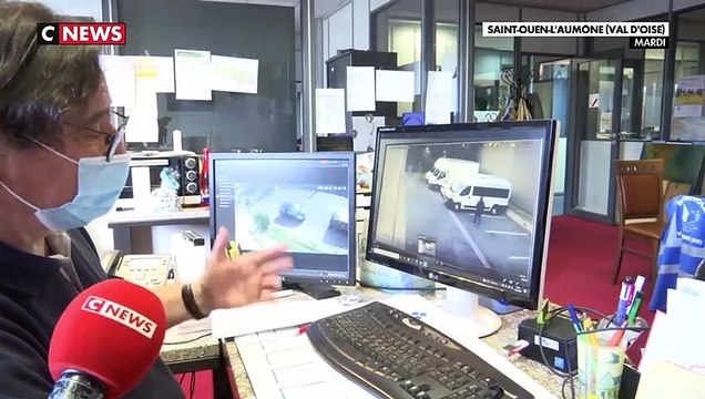Découvrez les images choquantes de vidéo surveillance d'un homme en train de voler une camionnette ... du Secours Populaire !