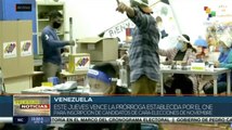 teleSUR Noticias 15:30 02-09: Vence prórroga para inscripción de candidatos en Venezuela