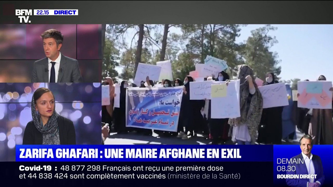 Zarifa Ghafari, maire afghane en exil, sur les droits des femmes: "Il est important de négocier pour nos droits, les talibans doivent être capables d'accepter cela"