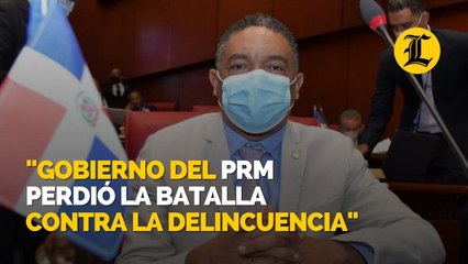 Iván Lorenzo dice Gobierno del PRM perdió la batalla contra la delincuencia