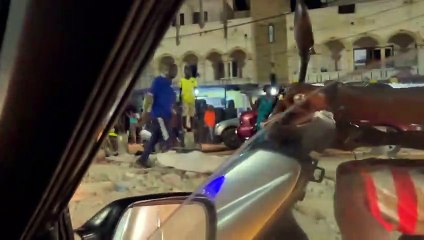 Yoff: Un camion se renverse sur la route de l'aéroport