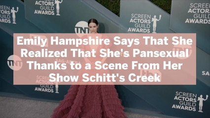 Emily Hampshire Says That She Realized That She's Pansexual Thanks to a Scene From Her Show Schitt's Creek