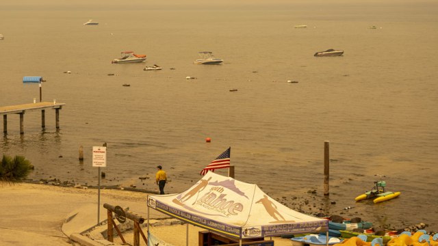 California Officials Urge Tourists to Skip Lake Tahoe Over Labor Day Weekend As Fire Rages On